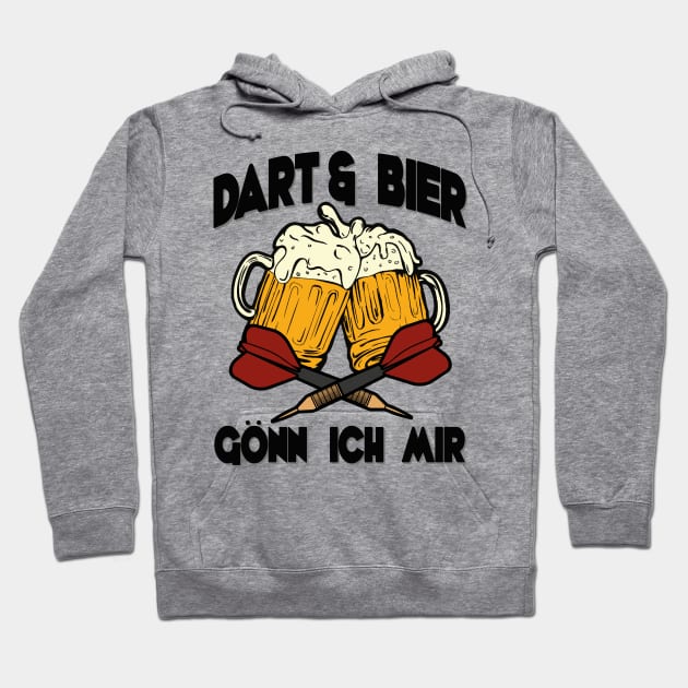 Darts happiness is a tight threesome Funny Gift Hoodie by MrTeee